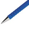 Paper Mate FlexGrip BP Pen, Stick, Fine 0.8 mm, Blue Ink, Blue Barrel, PK12 9660131